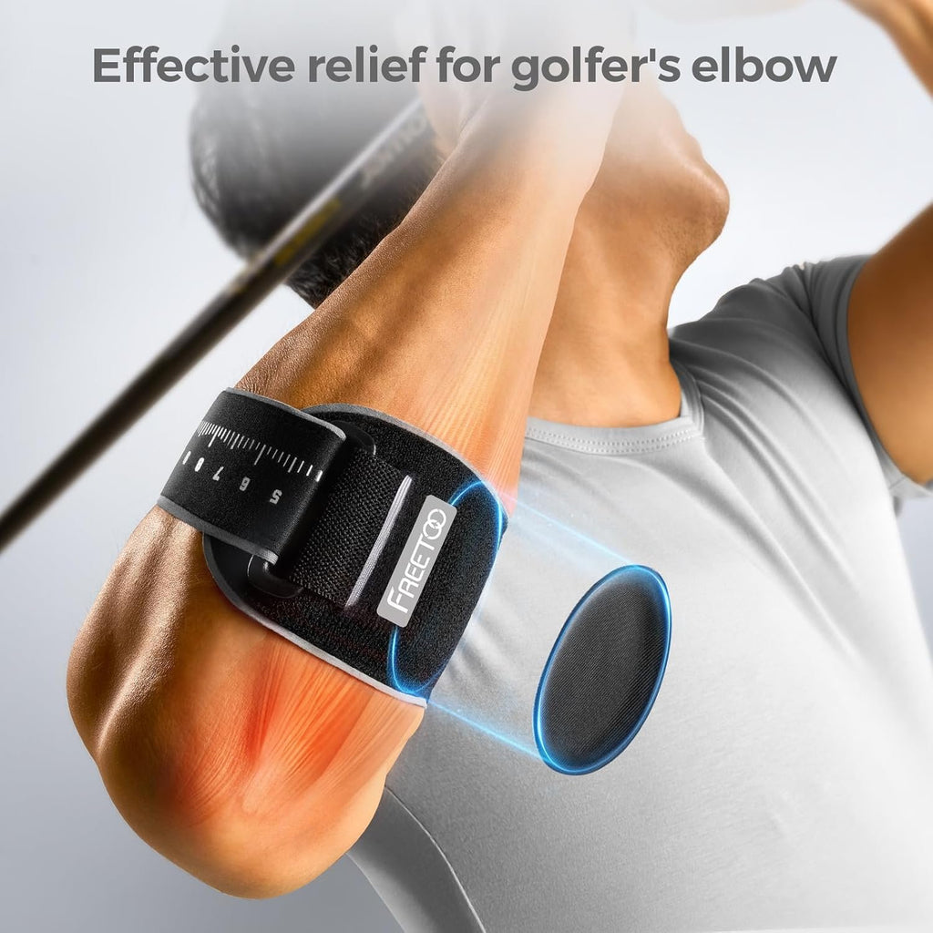 FREETOO Tennis Elbow Brace for Men Women for Tendonitis,Golfers Elbow
