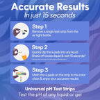 Med Lab 200 Universal pH Test Strips (0-14) for Water, Pool, Spa, Aquarium