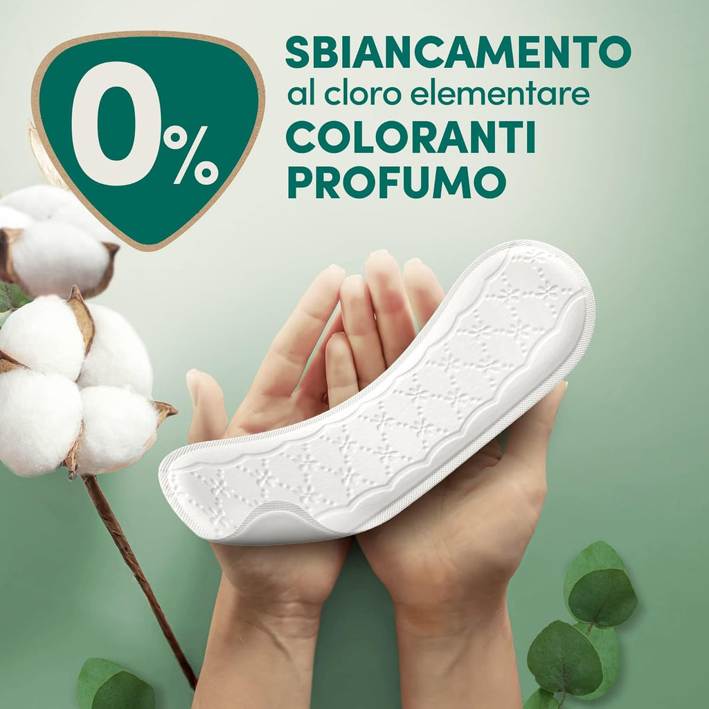 Carefree 100% organic cotton long pant, breathable cotton pant, Salva slip woman extra long for sensitive skin, unscented and super absorbent daily briefs protectors,