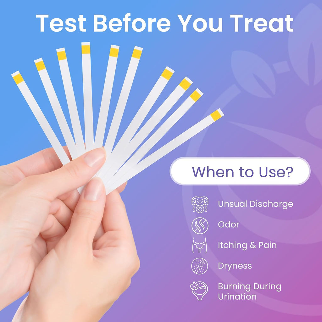 Pelvana Vaginal pH Test Strips (50) at-Home BV & Yeast Infection Test Kit | Test Before You Treat, Helps to Differentiate BV and Yeast Infections for Feminine Wellness Decisions, Results in 30 Seconds