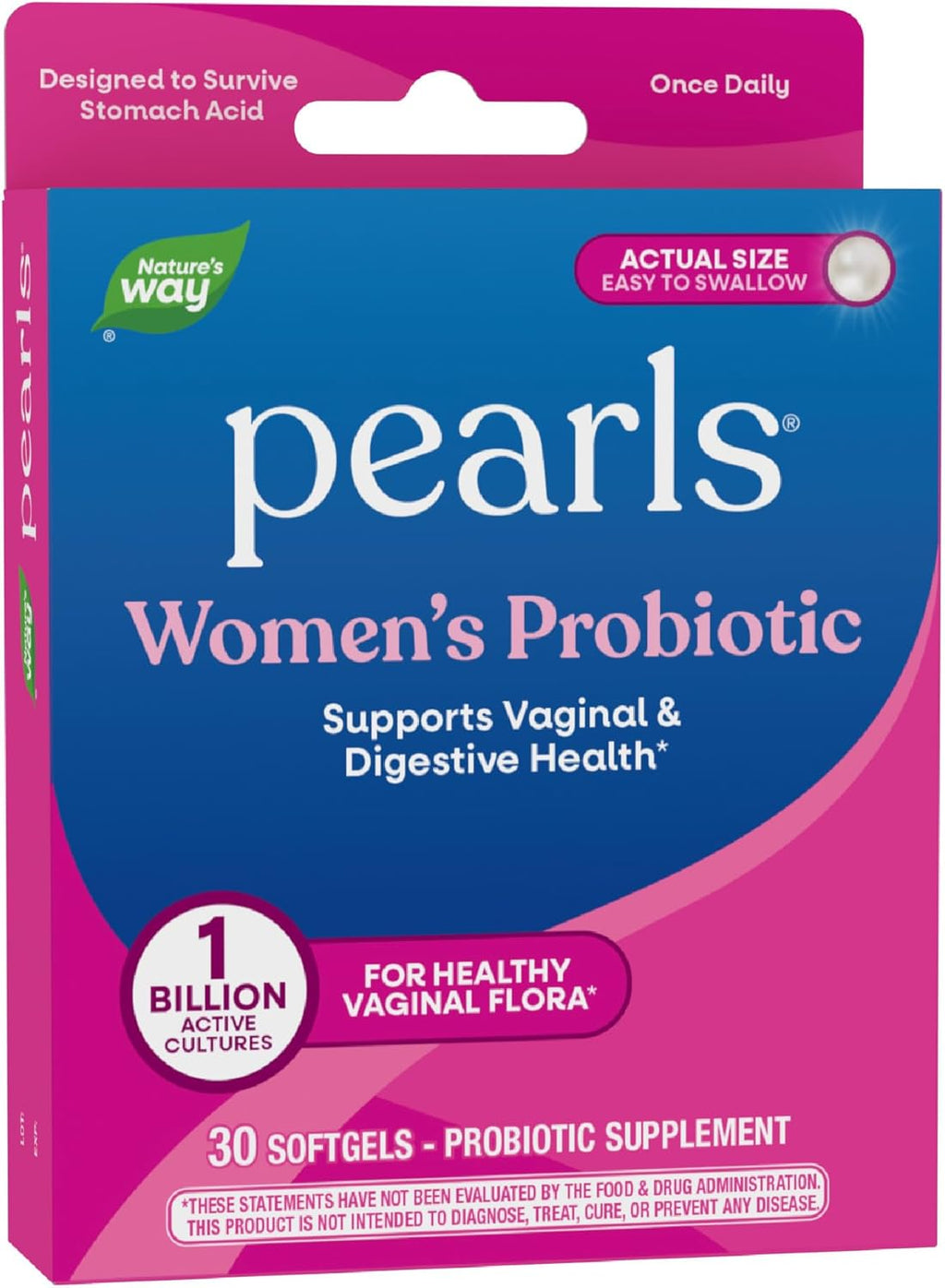 s Way Probiotic Pearls Probiotic Supplements 1 ml 30 capsules