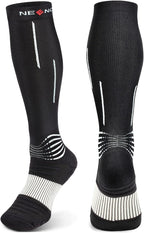 NEENCA Compression Socks, Medical Athletic Calf Socks for Injury Recovery & Pain Relief, Sports Protection—1 Pair, 20-30 mmhg