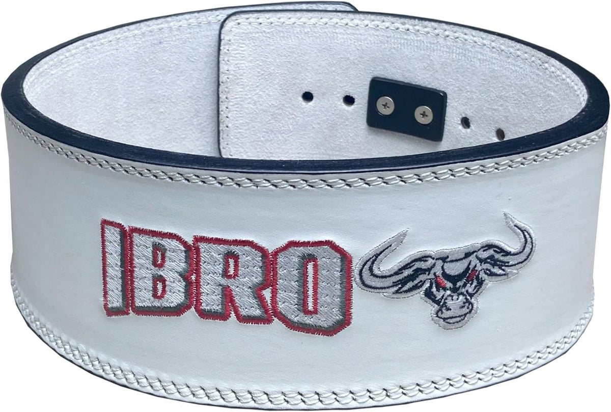 IBRO Powerlifting Lever Gym Belt – Power 8MM, 10MM or 13MM Extreme Heavy Duty Genuine Leather Belts - Squats Deadlifts Bodybuilding Weight Lifting IPF Power Lifting Strongman for Men