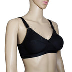 Post-Surgical Cancer Hosiery Cotton Bra with Pockets for Women (Mastectomy)