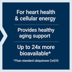 Life Extension AmpliQ CoQ10, Heart Health, Kidney and Liver Health, ubiquinone 100 mg, Advanced Formula, Gluten Free, Non-GMO, Vegetarian, 60 Capsules