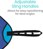 Vive Patient Lift Sling with Opening (400lb Capacity) - Lifting Aid Straps | For Transfer - Commode Chair for Hydrolic Medical Full Body Device for Elderly, Bariatric, Nursing, Caregiver - Mesh Support