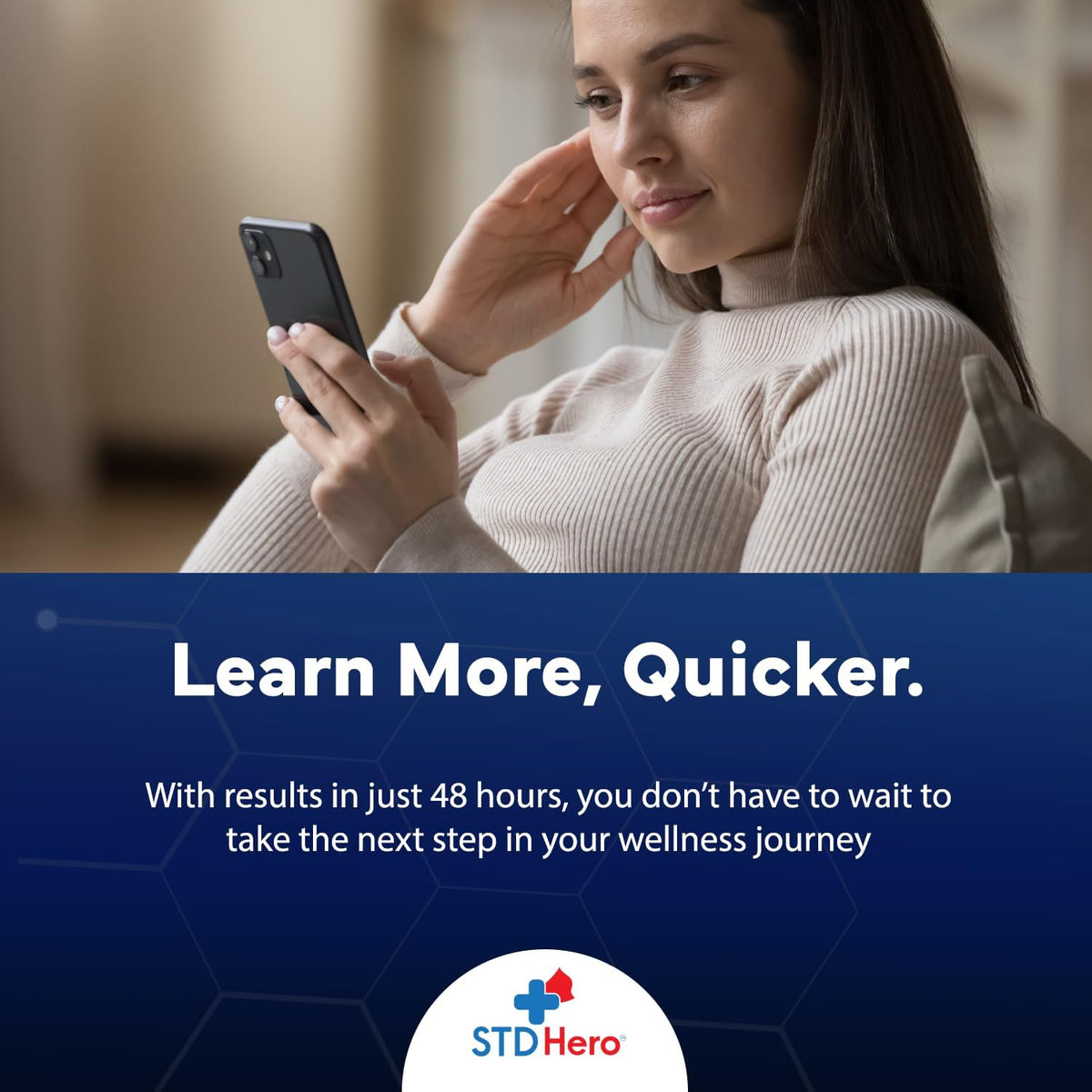 STD Hero At-Home HPV Test – Easy & Convenient Human Papillomavirus Screening for Men & Women, Quick Results for HPV Detection and Early Awareness
