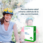 Lit-Control pH Up - Food Supplement - Prevents Urinary Salt Crystallization - Kidney Stones or Kidney Stones - Increases Urinary pH - Patented - 60 Capsules