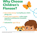 Flonase Children’s Allergy Relief Nasal Spray, 72 Sprays | Fluticasone Propionate Nasal Spray, Multi-Symptom Relief, 24-Hour Non-Drowsy Allergy Relief, Full Prescription Strength