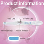 Amplim Early Detection Pregnancy Test Sticks 15 Pack, 99.99% Accurate, Sensitive Midstream Home Urine Test Kit for Women, 3-Sec Reliable Results 6 Days Sooner, 10 MIU/mL HCG, FDA Cleared