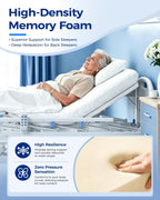 4 Function 600LBS Full Electric Hospital Bed, Beds for Home Use, Special Needs Medical Bed for Seniors with Mattress, Adjustable Hospital, Frame IV Pole, Medical Equipment Beds