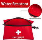 152 Piece Small First Aid Kit, Travel Size First Aid Kit TSA Approved, Mini Forst aid kit for Home, Car, Travel, Camping, Truck, Sports, Office, Hiking Med Kit for Backpack