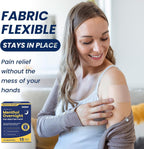 Sumifun Overnight Pain Relief Patches - Cold Hot Pain Patch with Lavender Scent - Menthol Pain Reliver for Knee & Lower Back Pain Relief Sore Muscle Relief (15 Counts(Pack of 1), Lavender)