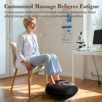 CuPiLo Foot Massager Upgraded FSA Eligible HSA, Birthday Gifts for Women | 5 Levels Compression & Vibration Massage for Plantar Fasciitis Relief, Heat & 3 Kneading, NTC Temperature Control