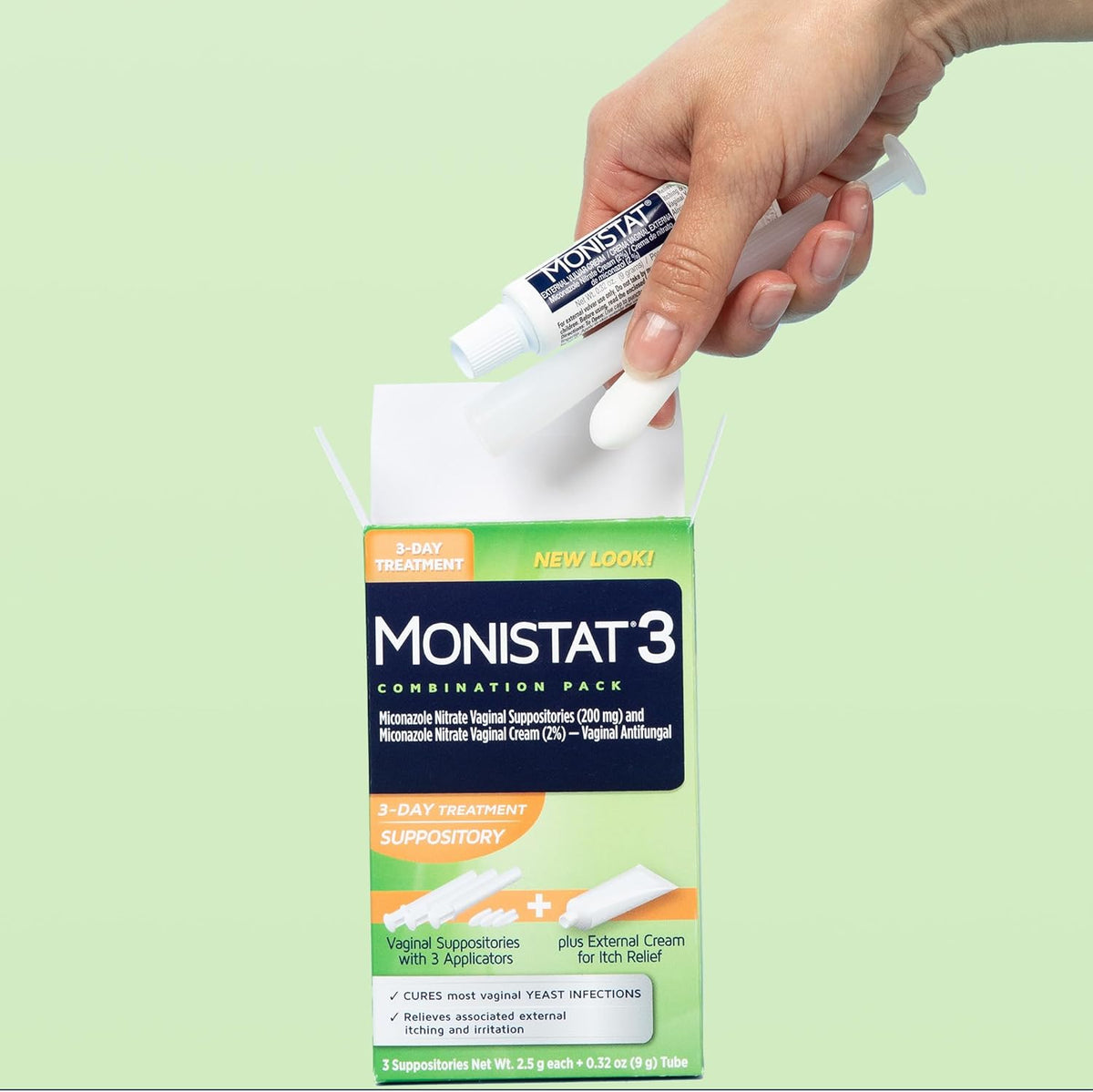 Monistat Vaginal Care Treatments 7 pieces