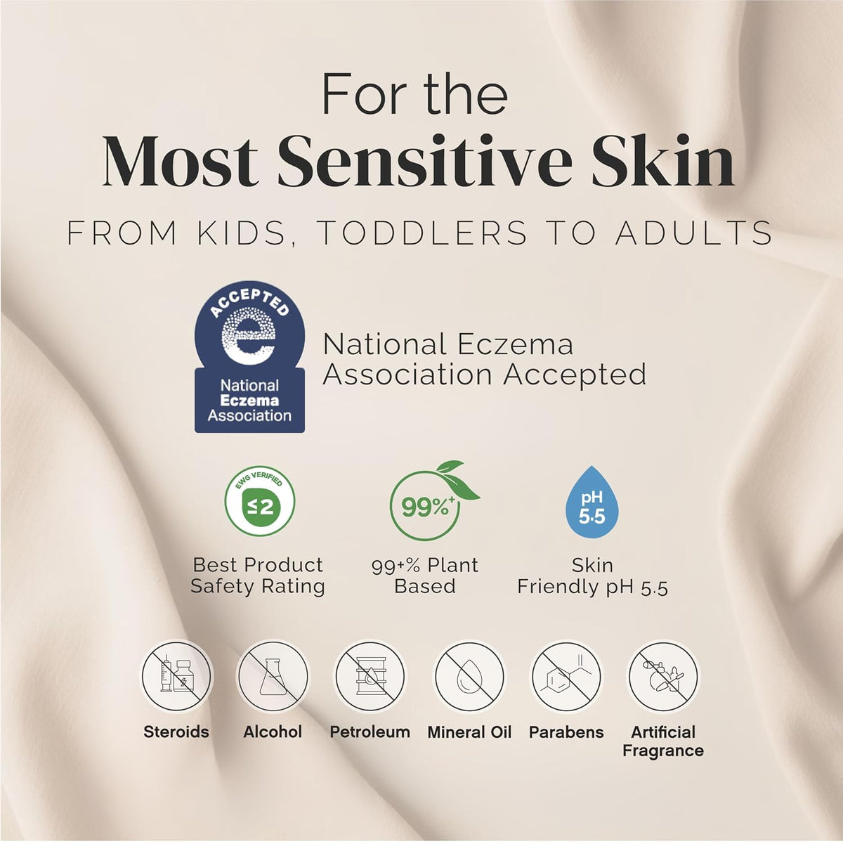 Puriya 5-in-1 Eczema Cream for Kids, Adults, Babies, Colloidal Oatmeal 4 oz | Relieves Itch, Deep Hydration, Supports Skin Barrier, 25 Skin Hydrators, For Atopic Dermatitis, Face, Body, Clinically Tested