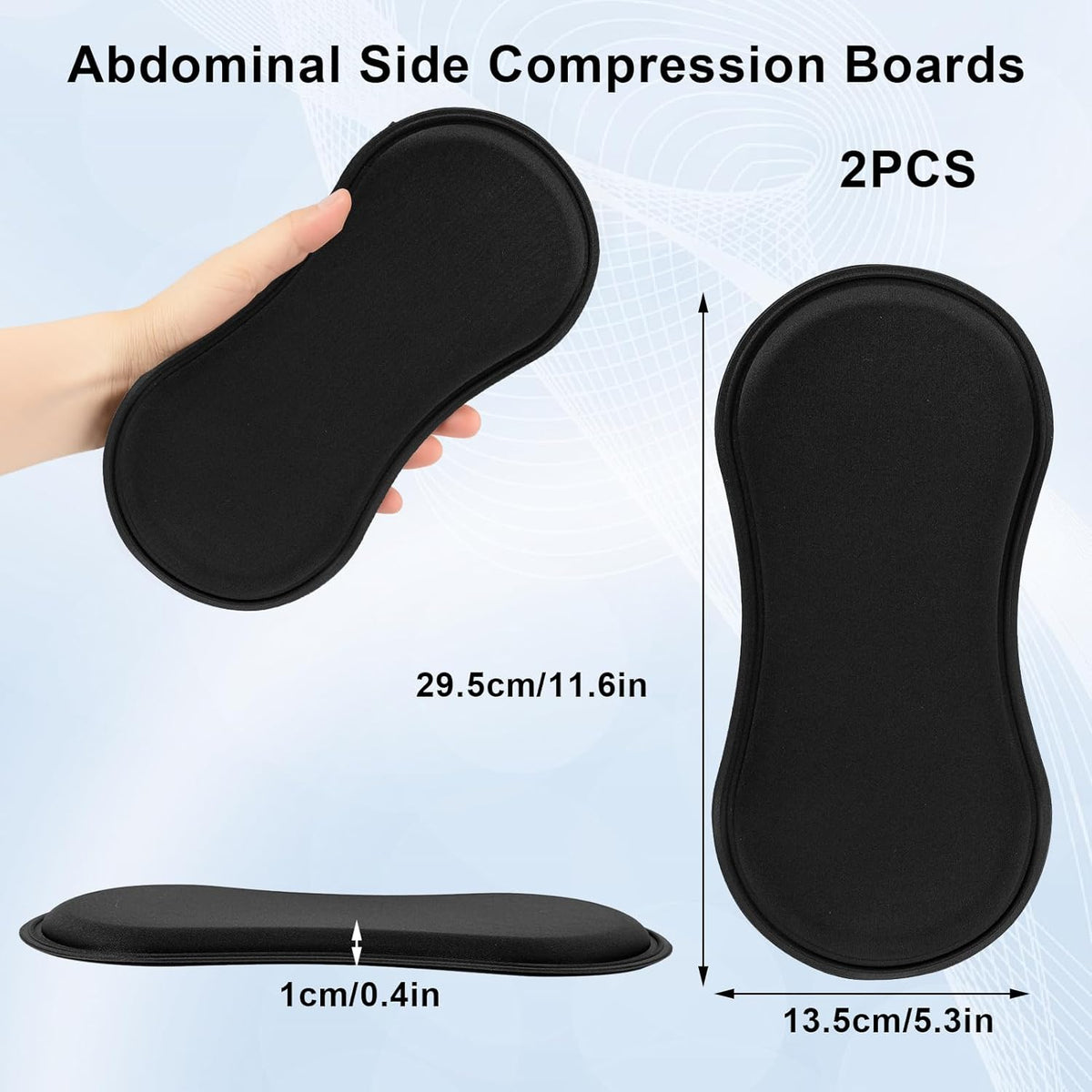 2 PCS Abdominal Compression Table, Postoperative Foam Pads For Liposuction, Abdominal Board Post Liposuction, Side Tables For Surgery Recovery And Liposuction