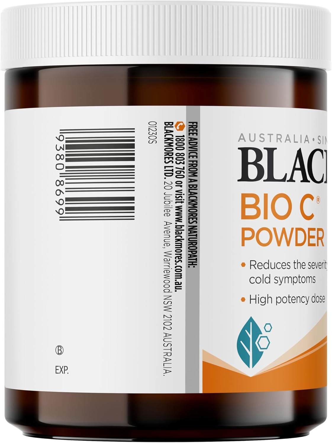 Blackmores Bio C Powder | Reduces Severity & Duration of Common Cold Symptoms | 125 Grams Powder
