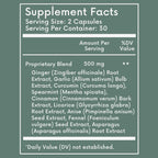Acid Reset | Daily Support for Occasional Acid Reflux & Heartburn | 9-Herb Blend for Digestive Balance & Indigestion Relief | Capsules (60 Count)