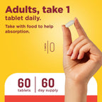 Nature Made Super C Tablets with Vitamin D3 and Zinc, 60 Tablets | Adult Vitamin C Immune Support Supplement, For Daily Immune Support and Antioxidant Support, 60 Day Supply