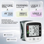 FDA Cleared Blood Pressure Monitor Wrist BP Machine for Home Use