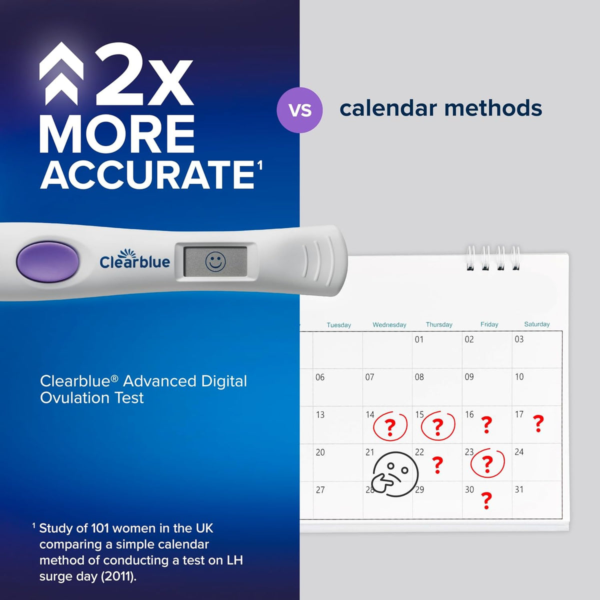Clearblue Advanced Digital Ovulation Test Kit, 16 Count