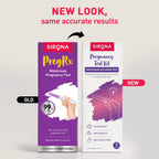 Sirona PregRx Midstream Urine HCG Pregnancy Test Kit Device - Pack of 3