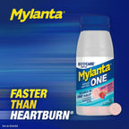 Mylanta One Antacid Tablets, Berry Ginger, Fast Relief, 50 Ct