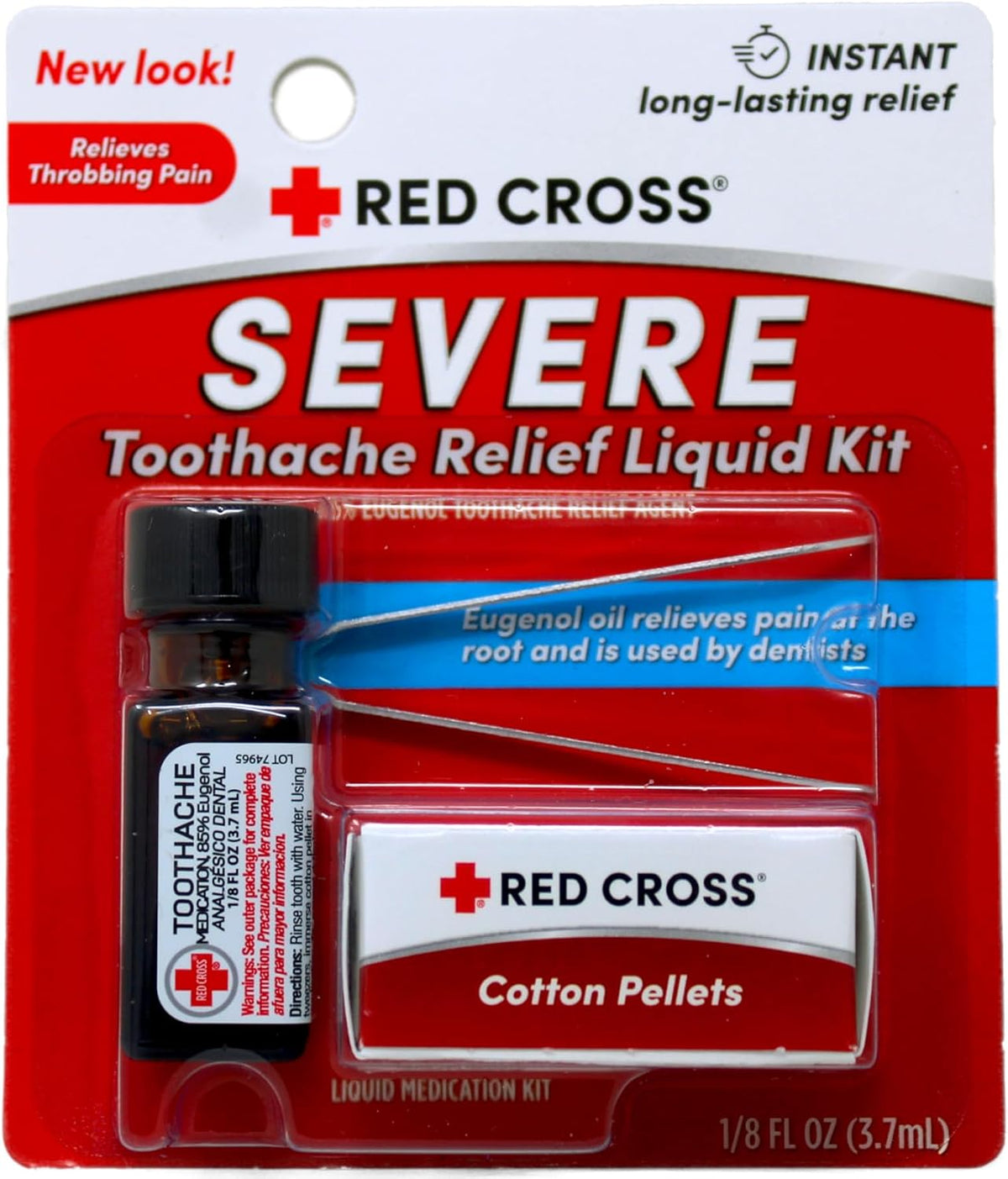 Red Cross Complete Medication Kit for Tooth Pain, 0.125 oz