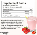 Myo-Inositol & D-Chiro Inositol Powder | 30-Day Supply | 40:1 Ratio | Hormonal Balance & Healthy Ovarian Function Support for Women | Vitamin B8 | Made in USA (2.17 oz)