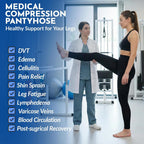 Medical Compression Leggings 20-30mmHg Graduated Support Pantyhose
