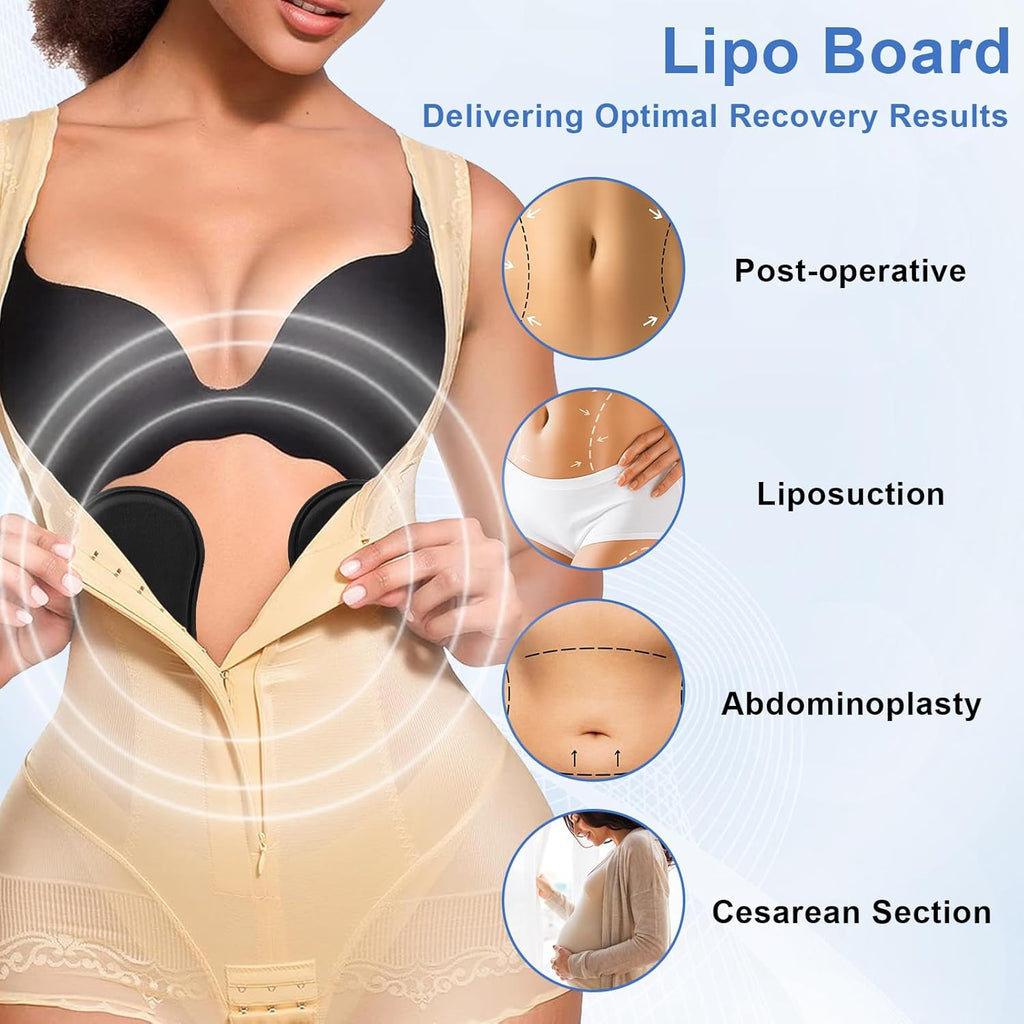 2 PCS Abdominal Compression Table, Postoperative Foam Pads For Liposuction, Abdominal Board Post Liposuction, Side Tables For Surgery Recovery And Liposuction