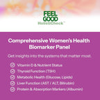 Feelgood HolistiCheck™ Women's Wellness Test, at-Home Sample Collection Kit