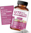 Women’s Advanced Intimate Care Probiotic | Vaginal Microflora & Daily Support for Urinary Tract, Yeast, Odor & pH Balance | Cranberry, D-Mannose & Hibiscus | Vegan, Non-GMO, 3rd-Party Tested, 60Caps