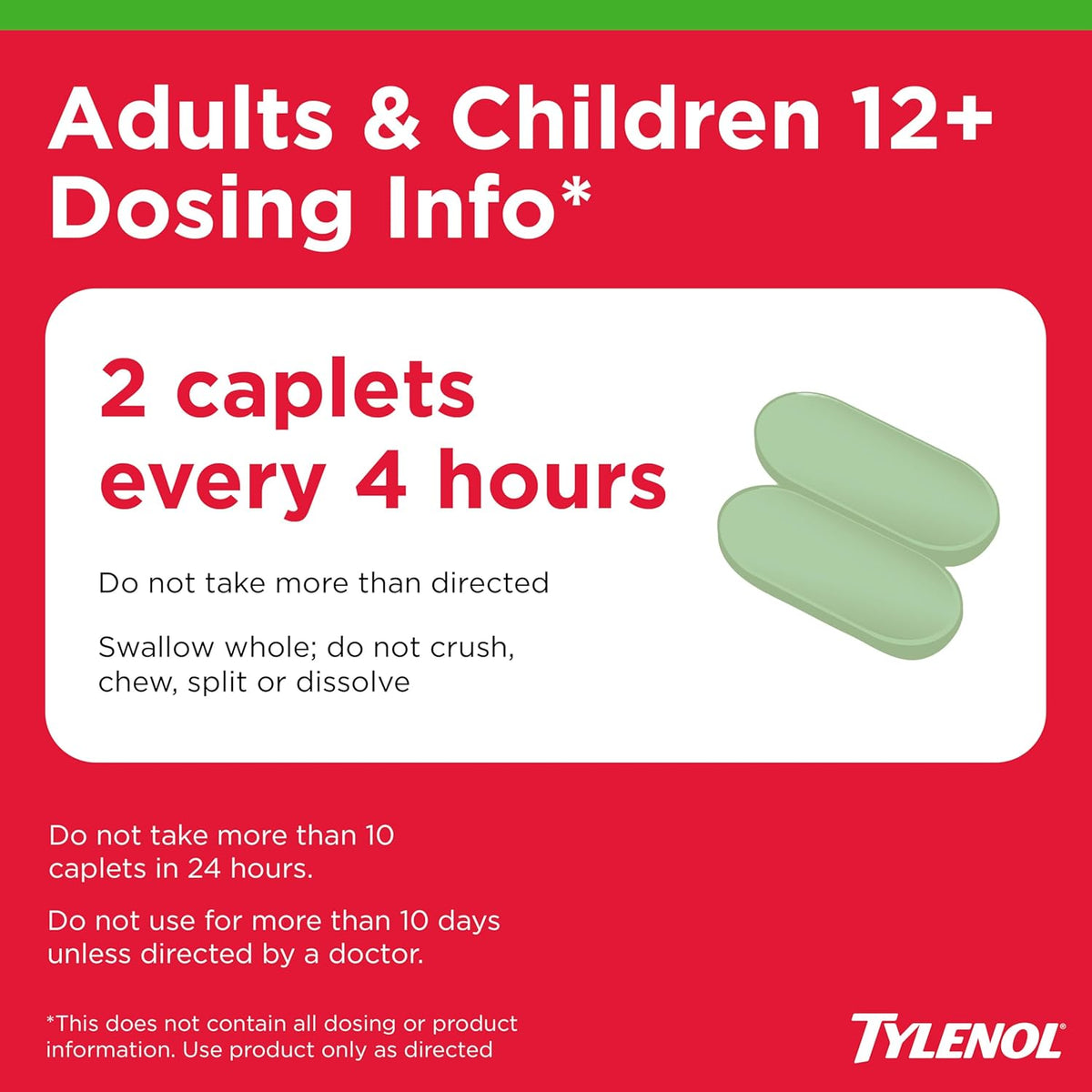 Tylenol Sinus + Headache Daytime Non-Drowsy Relief Caplets, 24 Ct