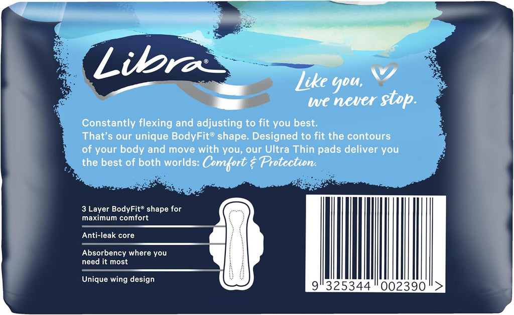 Libra Ultra Thin Pad Regular With Wings, Pack of 20