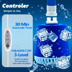Cold Therapy Machine, Programable Ice Therapy Machine, for Knee Replacement, Post-Surgery Recovery, ACL, Pain Relief, for Sports Injuries, Sprains, Reduce Swelling, Knee Pad