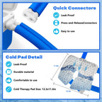 Ice Machine for Knee After Surgery, Cold Therapy Machine for Knee Replacement with Programmable Timer,Ice Therapy Machine for Sports Injuries,Joint Pain,Strains,Sprains and Arthritis