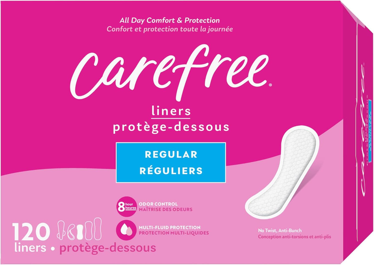 Panty Liners Fragrance-Free 120 pieces