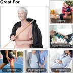 27" Dressing Stick, Sock Remover Tool, Independent Living Aid, Dressing Aids for Shoes, Socks, Shirts, and Pants