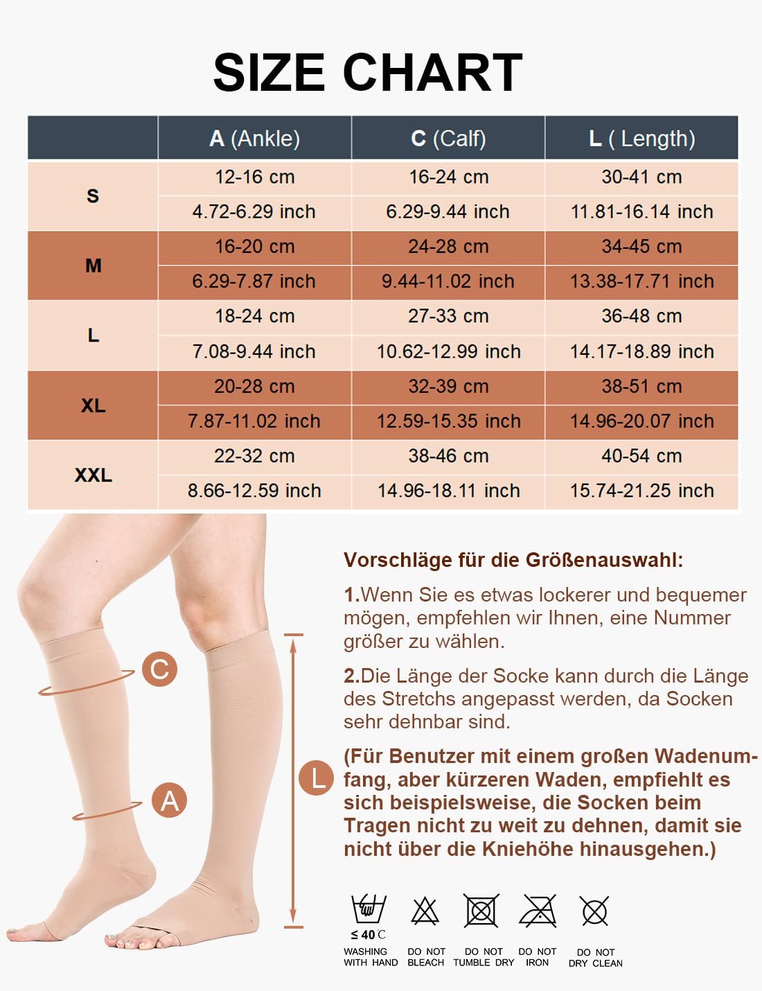 Compression Socks 30 mm