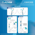 2San COVID-19 Pen Test, Results in 15 Mins, Rapid & Reliable Nasal Swab, Easy At-Home Testing, Clinically Accurate, Gentle, Stress-Free Use, 5-Pack (5 Tests Total)