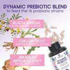 Women’s Probiotics 50 Billion CFU Guaranteed, Vegan Probiotic Strains, Supports Womens Digestive, Immune, Vaginal, & Urinary Health, Delayed Release, No Soy Gluten Nature's Probiotic - 120 Capsules