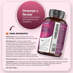 Trans Resveratrol with Quercetin 550mg - 120 Capsules of 98% Japanese Knotweed and Sophora Japonica - 4 Month Supply - Vegan and Gluten Free