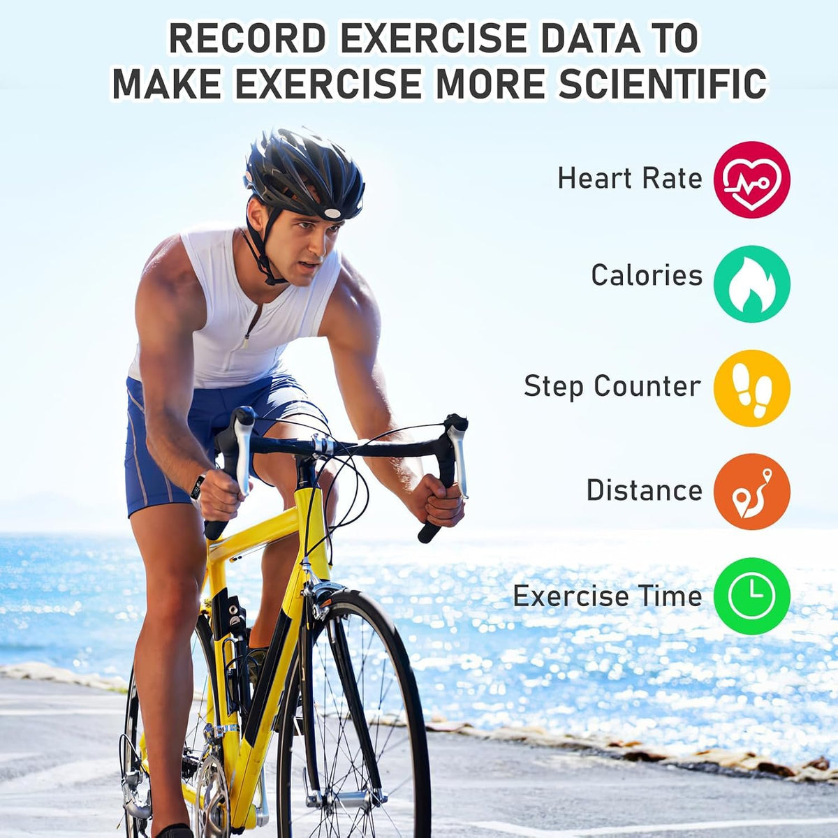 Fitness Tracker with 24/7Heart Rate, Blood Pressure, Sleep Tracking,Calorie