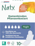 Naty Sanitary Pads Organic Overnight