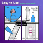 WELLlife COVID-19/Flu A&B Home Test, 3-in-1 Antigen Rapid Test, Results in 10 Minutes,Made-in-USA, Covid Flu Combo Testing Kit, 2 Tests,No Discomfort