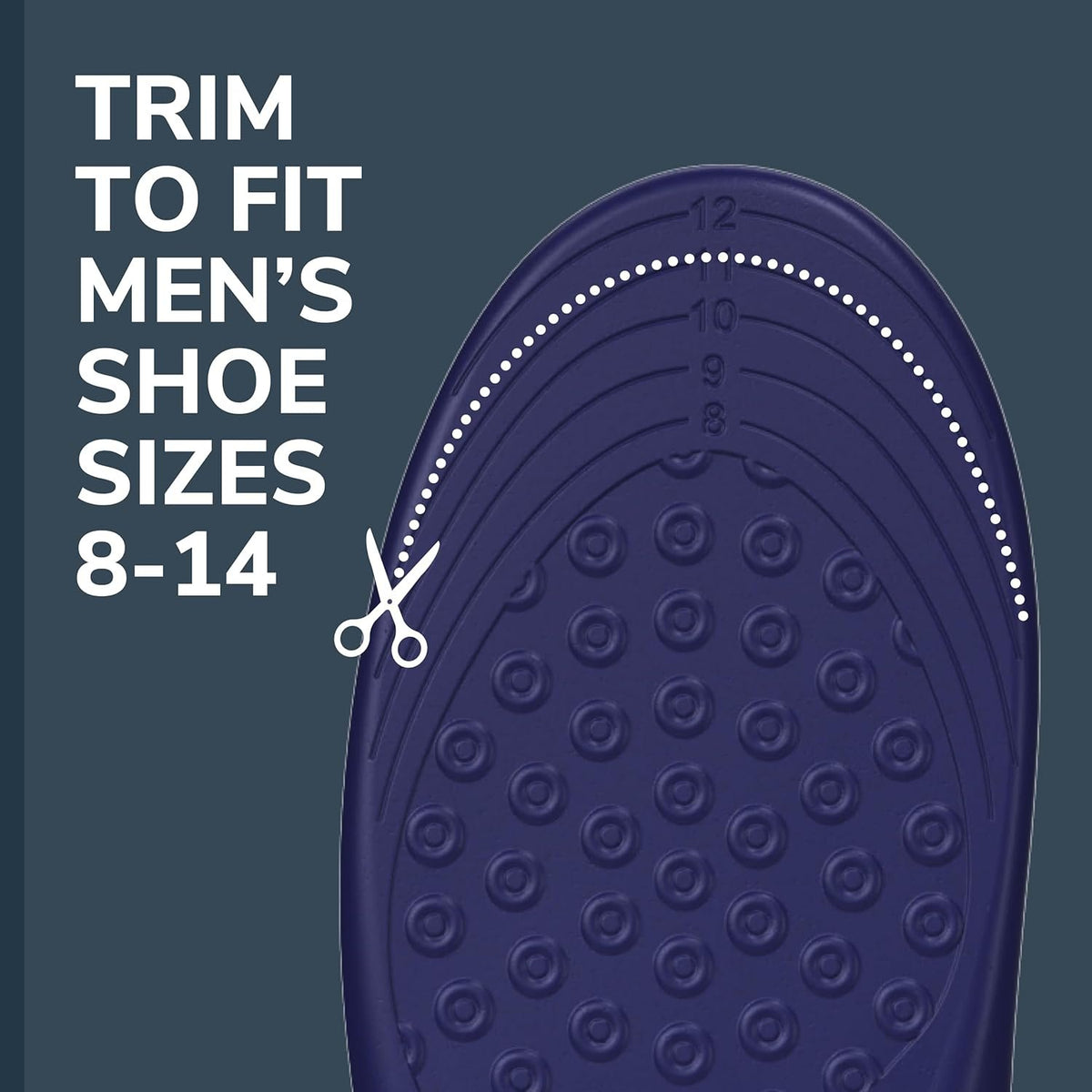 Dr. Scholl’s Plantar Fasciitis Relief Orthotic Insoles for Men - The Only Proven Insole to Stop Plantar Fasciitis from Coming Back, Immediately Relieves Pain, Heel Spurs, Arch Support Inserts