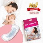 Newmom Disposable Maternity pads - Maxi, Pack of 5 * 3 | For Heavy Bleeding Post Delivery | Super Absorbent and Leak Proof | Soft and Non-irritating | For Extra Heavy Flow and Urine Incontinence