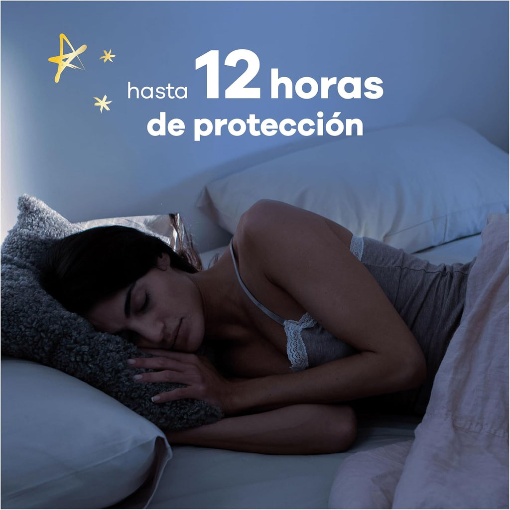 Ausonia Ultra Thin Extra Night Pads with Wings, 18 Pack, Double Coverage on Front and Back, Overnight Protection